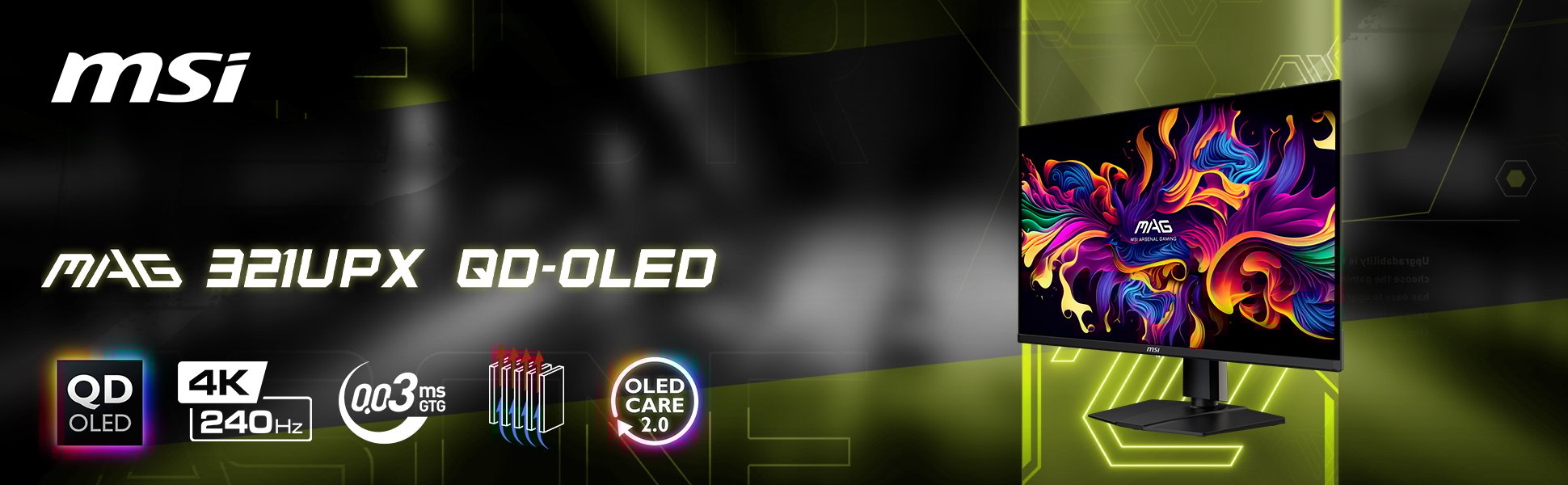 MSI MAG 321UPX QD-OLED 32